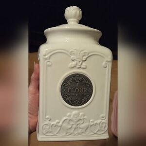 Vintage THL Farmhouse 9 Inch Flour Canister